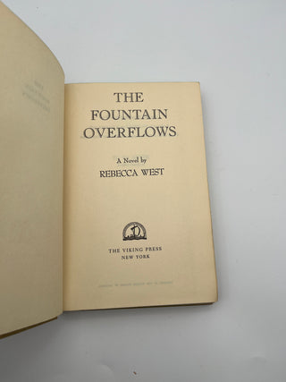 Fountain Overflows by Rebecca West