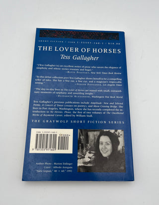 Lover of Horses by Tess Gallagher