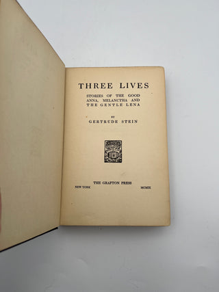 Three Lives by Gertrude Stein