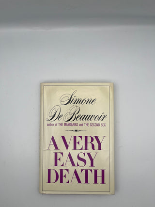 Very Easy Death by Simone De Beauvoir